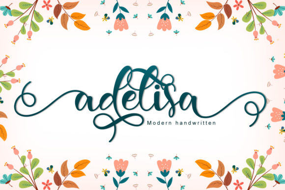 Adelisa: A Handwritten Typeface for Digital Storytelling