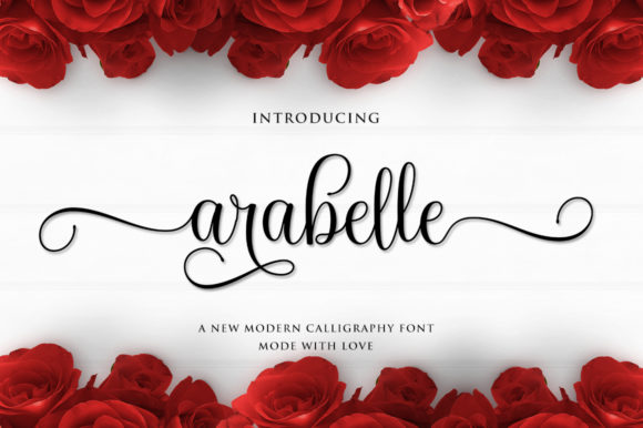 Arabelle: A Romantic Script Font for Handmade Products and Printables