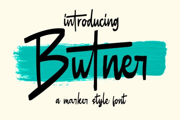 Butner Web Font: A Handwritten Typeface for Modern Digital Branding