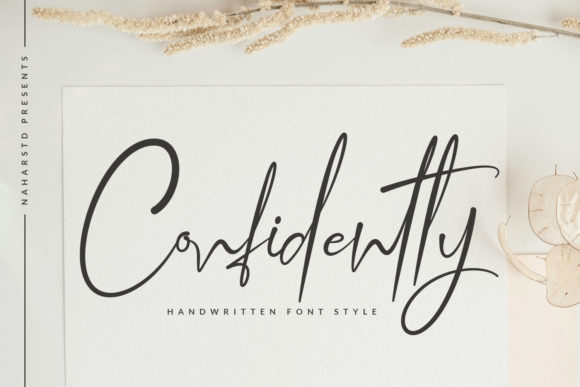 Confidently Font: Testing This Script Typeface in Real Branding Work