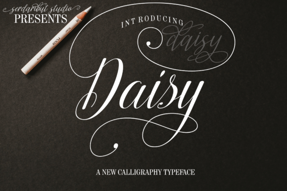 Daisy: A Handwritten Font for Handmade Product Labels