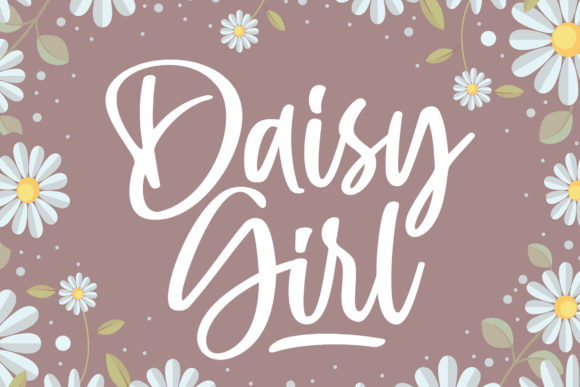 Daisy Girl Font: A Handwritten Typeface That Lifts Campaign Visuals