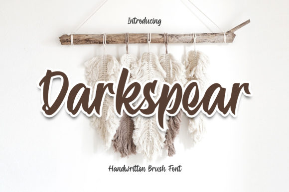 Darkspear: A Handwritten Font for Small Business Branding