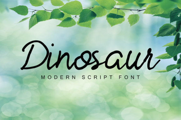 Dinosaur Font: A Handwritten Gem for Handmade Labels and Packaging