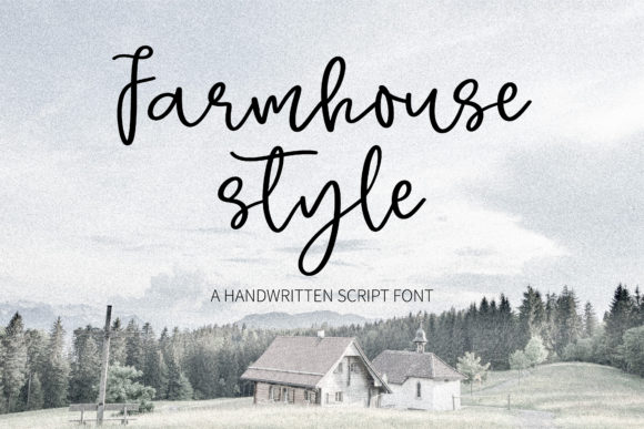Farmhouse Style: A Script Typeface for Digital Branding