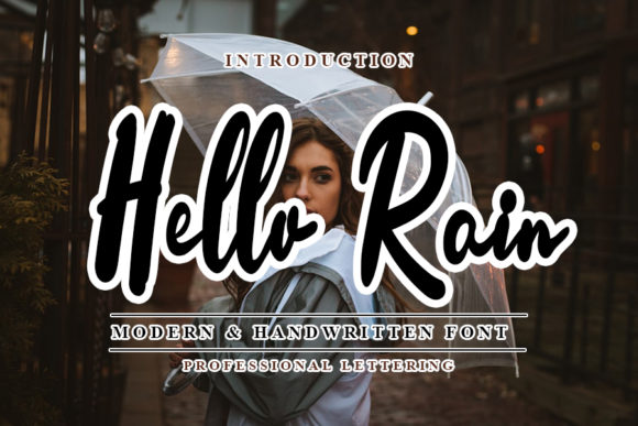 Hello Rain Review: A Handwritten Font That Elevates Small Business Branding