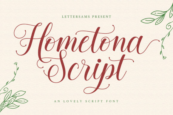 Hometona: A Handwritten Font for Modern Brand Storytelling