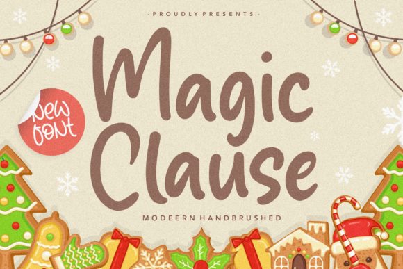 Magic Clause: A Handwritten Font for Playful Brand Design
