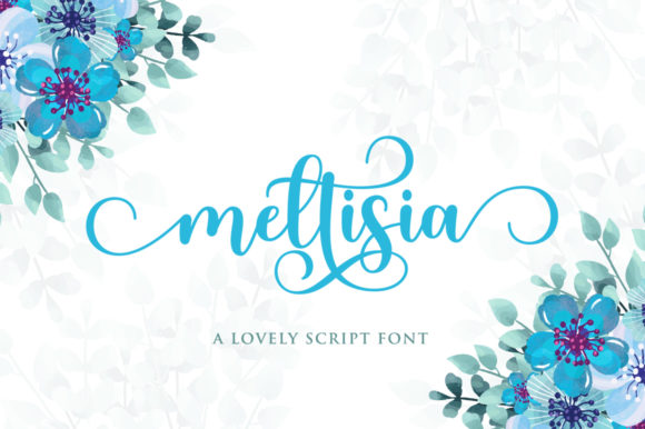 Meltisia: A script font for modern marketing visuals