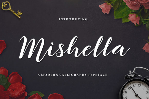 Mishella: A Soft Calligraphy Font That Polishes Campaign Visuals