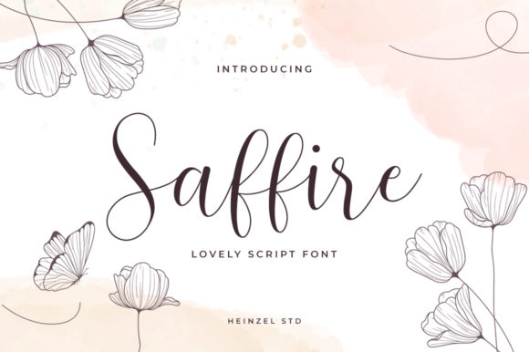 Saffire: A Handwritten Font That Brings Handcrafted Products to Life