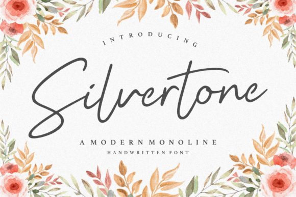 Silvertone: A Handwritten Font for Editorial Design