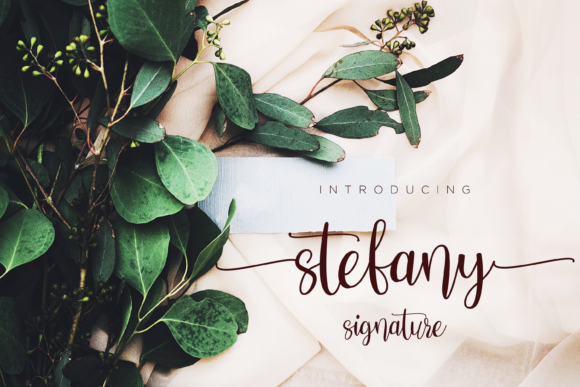 Stefany Signature Review: A Handwritten Font for Campaign Design