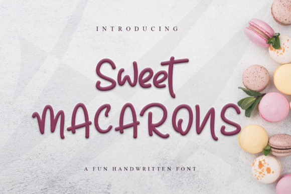 Sweet Macarons Font Review: A Playful Display Typeface for Editorial Design