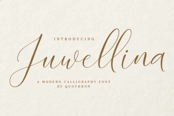 Testing Juwellina: An Elegant Script Font for Real Branding Work