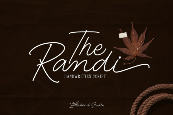 The Randi: A Refined Script Font for Editorial Design and Brand Identity