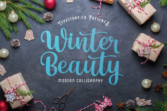 Winter Beauty: A Script Font for Editorial Design