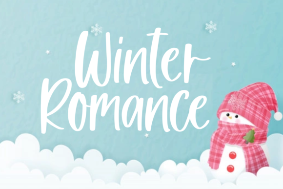 Winter Romance: A Handwritten Font for Modern Branding